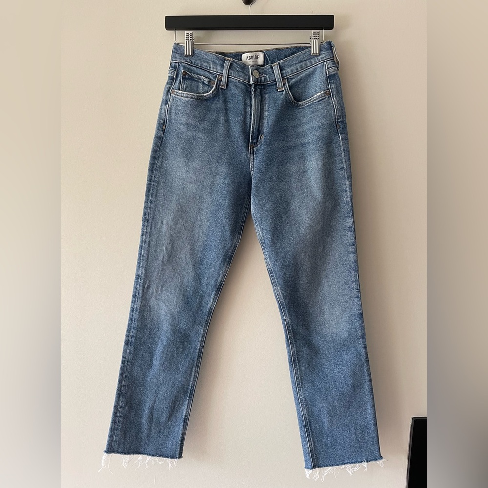 AGOLDE LYLE LOW RISE CROP JEAN